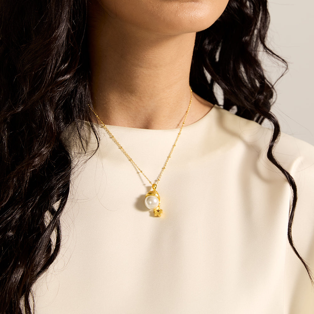 Delicate Silver-Tone Radiant Sunburst Pendant Necklace
