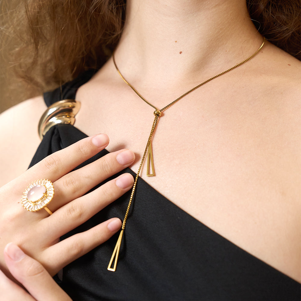 Dainty Gilded Celestial Star Pendant Necklace