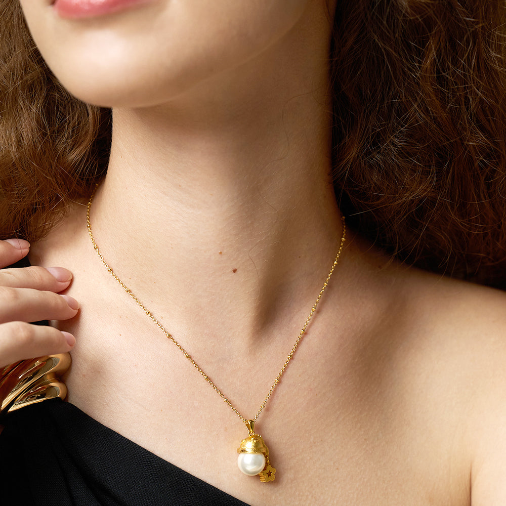 Delicate Silver-Tone Radiant Sunburst Pendant Necklace