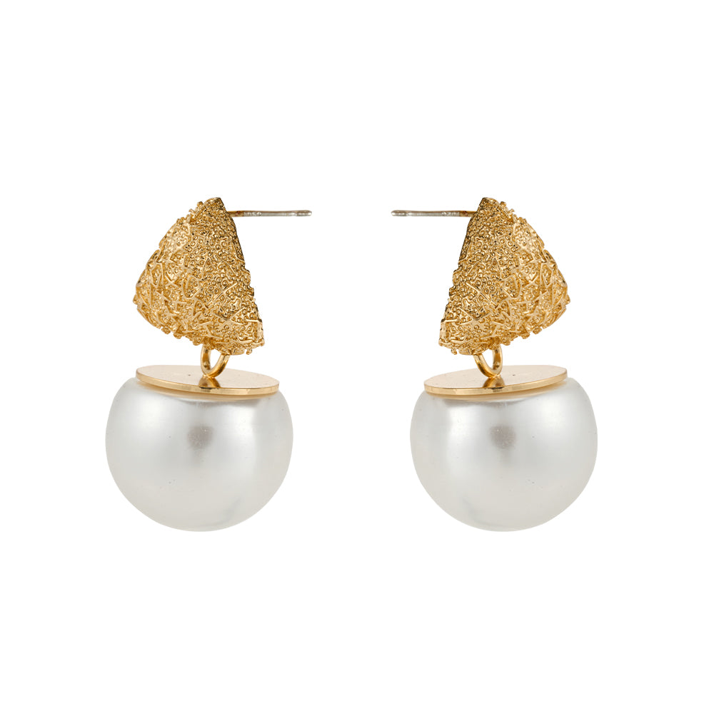 Aurelia Pearl Sculptural Earrings